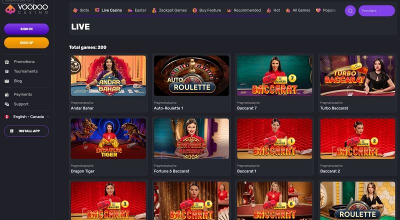Voodoo Online – Das mystische Casinoerlebnis 2025: Spiele, Features und Bewertung